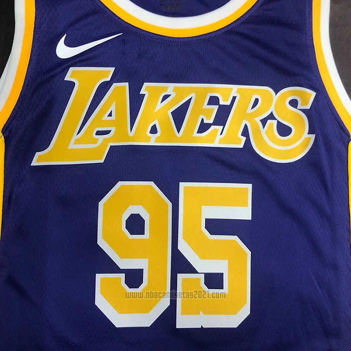 Camiseta Los Angeles Lakers Juan Toscano-Anderson #95 Statement 2020-21 Violeta